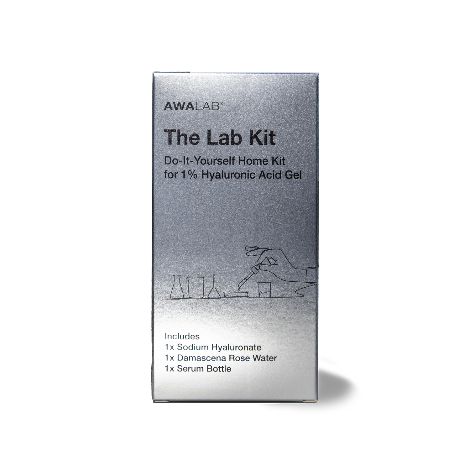 The Lab Kit Do-It-Yourself Home Kit for 1% Hyaluronic Acid Gel